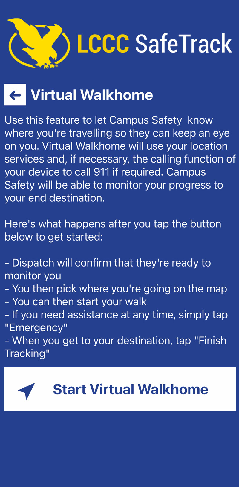 LCCC SafeTrack App LCCC Laramie County Community College, Wyoming